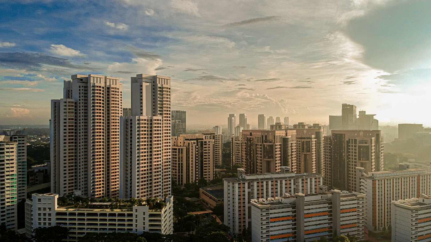 Block 248 Choa Chu Kang Avenue 2 in the evening